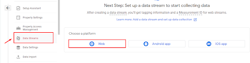 GA4 Property and Data Stream img 3