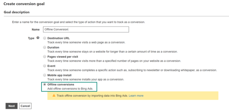 Bing ad